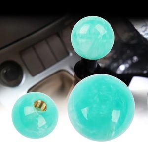 Pearl Ball Teal Shift knob for Manual Transmission m8 m10 m12 Thread